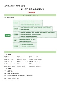 15、第七单元 考点梳理+真题练习（原卷+答案）2023-2024学年五年级语文上册单元复习 统编版