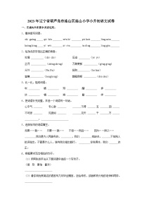 2023年辽宁省葫芦岛市连山区连山小学小升初语文试卷（含答案）