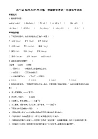 2022-2023学年河南省洛阳市洛宁县部编版三年级上册期末考试语文试卷