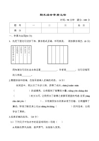 期末（试题）统编版语文五年级下册