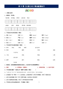 小学语文父爱之舟随堂练习题