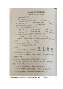 山东省聊城市东阿县2022-2023学年六年级下学期期末学业质量检测语文试卷