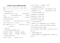 期末（试题）三年级上册语文统编版