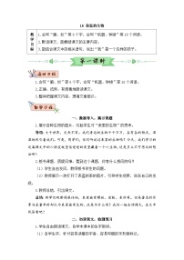 人教部编版六年级下册表里的生物教学设计