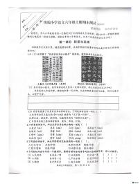 江苏省徐州市泉山区2023-2024学年六年级上学期期末语文试卷