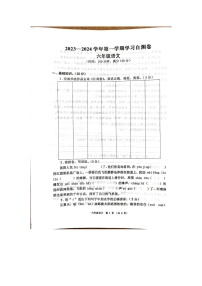 河南省安阳市汤阴县2023-2024学年六年级上学期1月期末语文试题