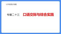 专题23 口语交际与综合实践-2024年小升初语文必考考点专题复习（部编版）课件PPT