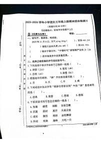 福建省宁德市2023-2024学年三年级上学期期末语文试卷