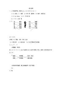 山东省潍坊市寒亭区2023-2024学年二年级上学期期末语文试卷(1)