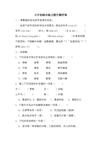小升初综合能力提升测评卷（二）（试题）2023-2024学年统编版语文六年级下册