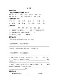 人教部编版语文三下28《枣核》练习题（有答案）