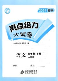 2024春人教版《亮点给力大试卷》 语文五年级下册（全册有答案）