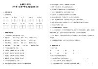 统编版小学语文六年级下册期中综合质量检测卷（四）（含答案+详细解析）