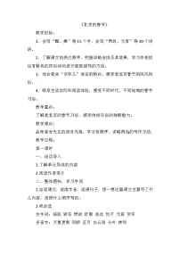 小学语文人教部编版六年级下册北京的春节教案