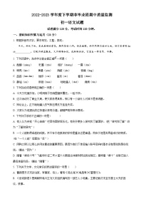 黑龙江省大庆市肇源县中心片2022-2023学年（五四学制）六年级下学期期中语文试题（原卷版+解析版）