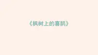 人教部编版二年级下册枫树上的喜鹊教学课件ppt