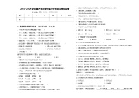 2023-2024学年葫芦岛市绥中县小升初语文模拟试卷含答案