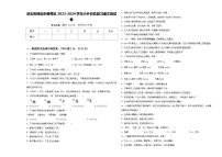 河北省保定市竞秀区2023-2024学年小升初总复习语文测试卷含答案