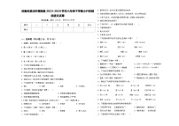 河南省漯河市舞阳县2023-2024学年六年级下学期小升初精选语文试卷含答案