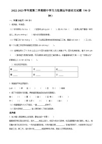 2022-2023学年山东省滨州市阳信县部编版五年级下册期中考试语文试卷（原卷版+解析版）