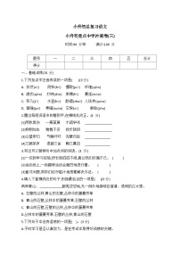 统编版语文六年级下册小升初重点中学冲刺卷(三)（有答案）