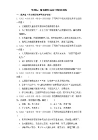 专题04 成语辨析与运用-2023-2024学年小升初语文备考真题分类汇编（统编版）