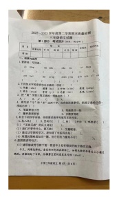 山东省威海市环翠区2022-2023学年三年级下学期期末质量检测语文试题