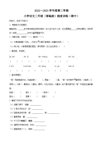 2022-2023学年广东省揭阳市揭东区部编版三年级下册期中考试语文试卷（原卷版+解析版）