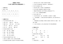 统编版小学语文六年级下册期中综合质量检测卷（一）（含答案）