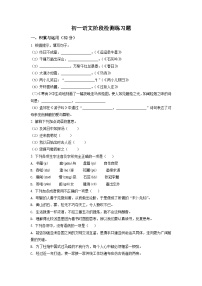 山东省烟台市芝罘区（五四制）2021-2022学年六年级下学期期末语文试题（原卷版+解析版）