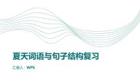 2024年小学《词语运用和句子结构之关于夏天的词语：如赤日炎炎、烈日炎炎、骄阳似火等。》专项复习，统编版语文六年级下册课件PPT