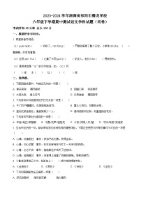 2023-2024学年湖南省祁阳市腾龙学校部编版六年级下册期中考试语文试卷（原卷版+解析版）