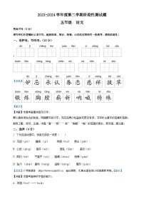 04，2023-2024学年山东省聊城市阳谷县部编版五年级下册期中考试语文试卷