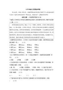 小升初语文质量检测卷 （试题）2023-2024学年统编版语文六年级下册