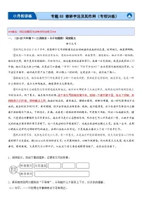 专题03 修辞手法及其作用（专项训练）-2024年小升初语文复习专练（统编版）