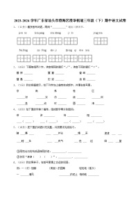 2023-2024学年广东省汕头市澄海区澄华街道三年级（下）期中语文试卷