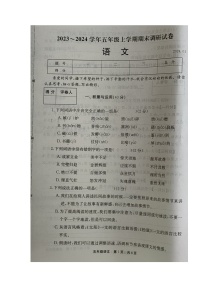 04，河南省新乡市封丘县2023-2024学年五年级上学期期末调研语文试卷