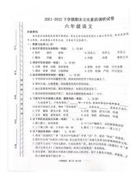 河南省许昌市长葛市2021-2022学年六年级下学期期末语文试题