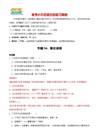 专题03 修改语病-备战2024年小升初语文专项训练必刷题（原卷+解析卷）