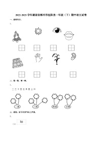 2022-2023学年湖南省郴州市桂阳县一年级（下）期中语文试卷