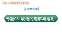 专题06 成语的理解与运用（课件）2024年小升初语文复习暑假衔接讲练测（统编版）