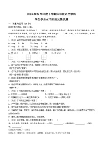 黑龙江省哈尔滨市第十七中学校2023-2024学年六年级（五四学制）下学期期中语文试题