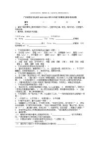 [语文]广东省茂名市化州市2023-2024学年六年级下学期期中考试试卷