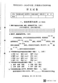 河南省南阳市邓州市2023-2024学年四年级下学期6月期末语文试题