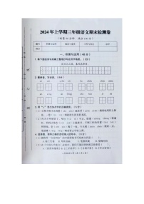 湖南省常德市武陵区2023-2024学年三年级下学期期末语文试题及答案