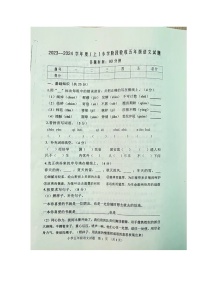 吉林省四平市双辽市2023-2024学年五年级上学期期末语文试卷