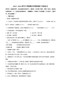 河南省三门峡市渑池2023-2024学年县统编版六年级下册期末考试语文试卷（原卷版+解析版）