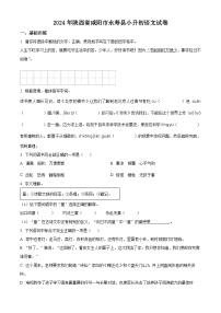 2024年陕西省咸阳市永寿县小升初考试语文试卷（原卷版+解析版）