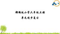 部编版小学语文六年级上册第一单元复习课件