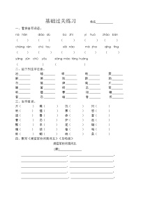 统编版语文五年级下册基础过关练习